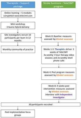 Remote constraint induced therapy of the upper extremity (ReCITE): A feasibility study protocol